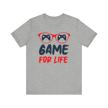 Game For Life T-shirt, Gameboy Tshirt, Gamer Shirt, Game Lover Unisex Shirt, Sunglasses Crewneck Shirt, Short Sleeve Tee, Gift for Him