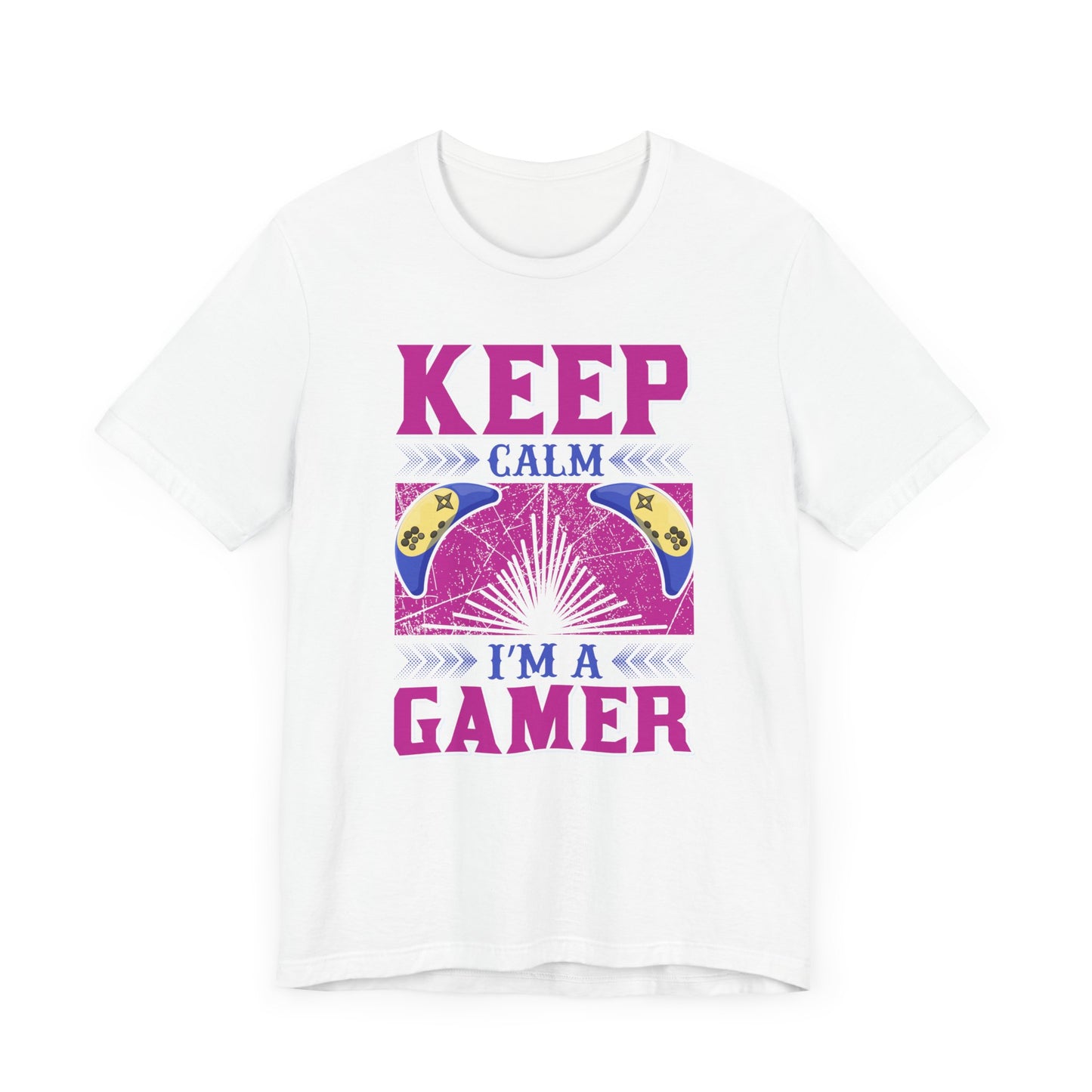 Keep Calm I'm A Gamer T-shirt, Gaming Tshirt, Game Lover Shirt, Unisex Shirt, Crewneck Shirt, Short Sleeve Tee, Gift for Him, Gift for Her