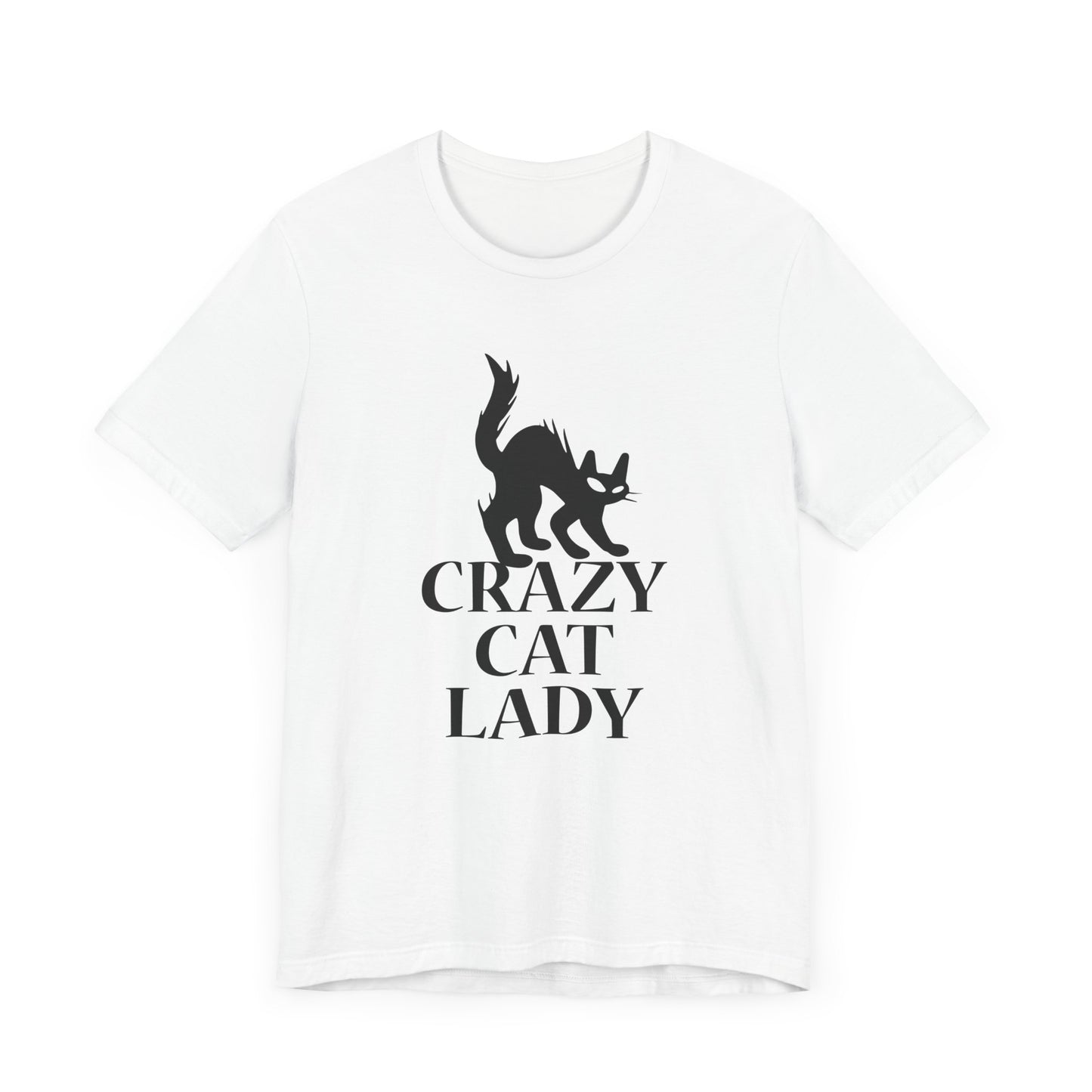 Crazy Cat T-shirt, Pussy Cat Tshirt, Cat Lover Shirt, Pet Unisex Shirt, Crewneck Shirt, Short Sleeve Tee, Gift for Him, Gift for Her