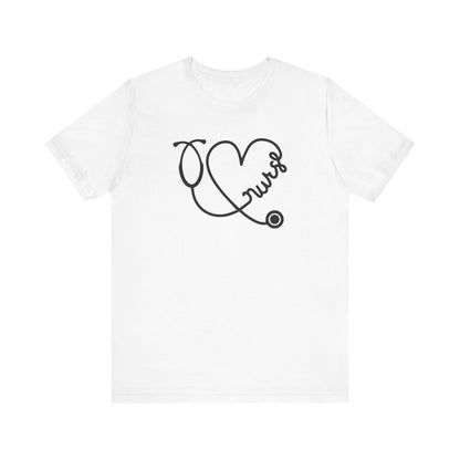 Nurse T-shirt, Doctor Tshirt, Shirt, Nurse Heart Shirt, Crewneck Shirt, Short Sleeve Tee, Gift for Him, Gift for Her