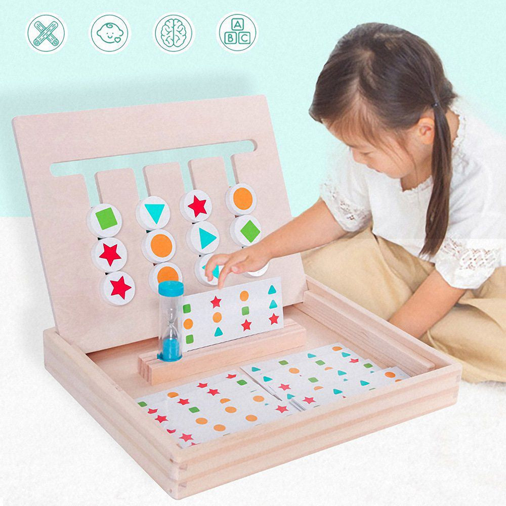 Children Wooden Puzzle Teaching Game