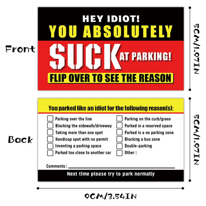 Bad Parking Cards