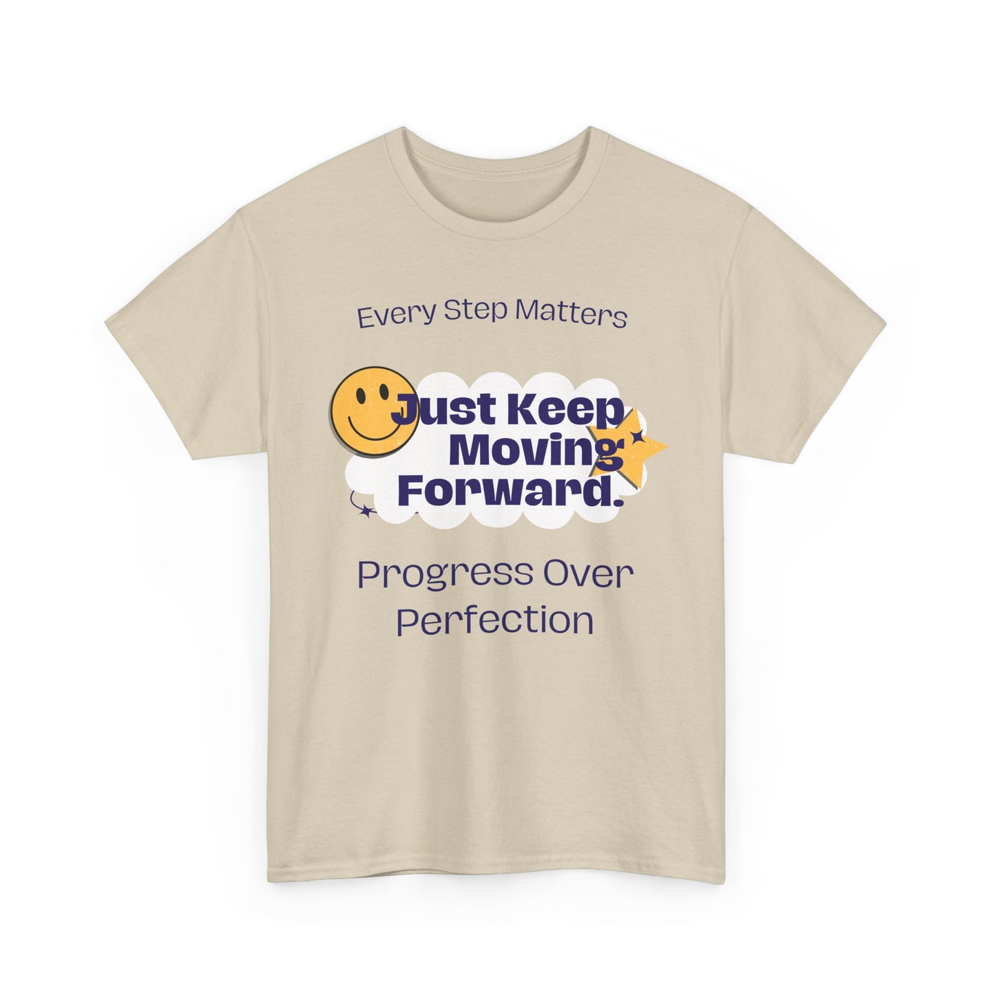 Every Step Matters, Progress Over Perfection, Motivational Shirt, Inspirational Tee, Empowering Apparel.