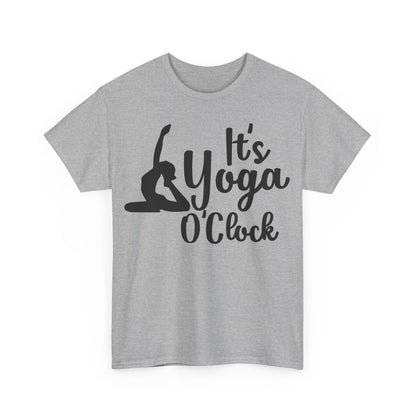 It's Yoga O'Clock T-Shirt | Yoga Lover Tee | Time to Relax | Zen Meditation Shirt