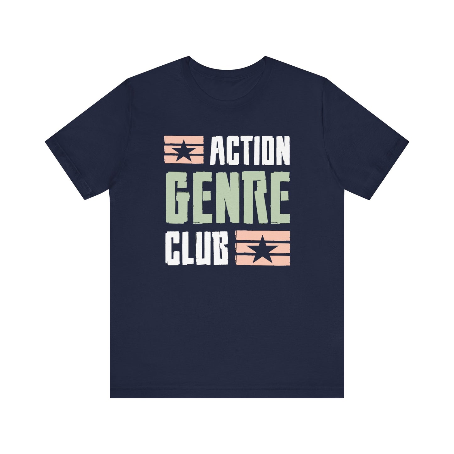 Action Genre Club T-shirt, Movie Tshirt, Entertainment Shirt, Unisex Shirt, Crewneck Shirt, Short Sleeve Tee, Gift for Him, Gift for Her