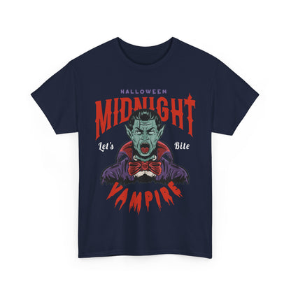 Midnight Vampire Halloween T-shirt - Spooky Dracula Tee - Halloween Costume Shirt