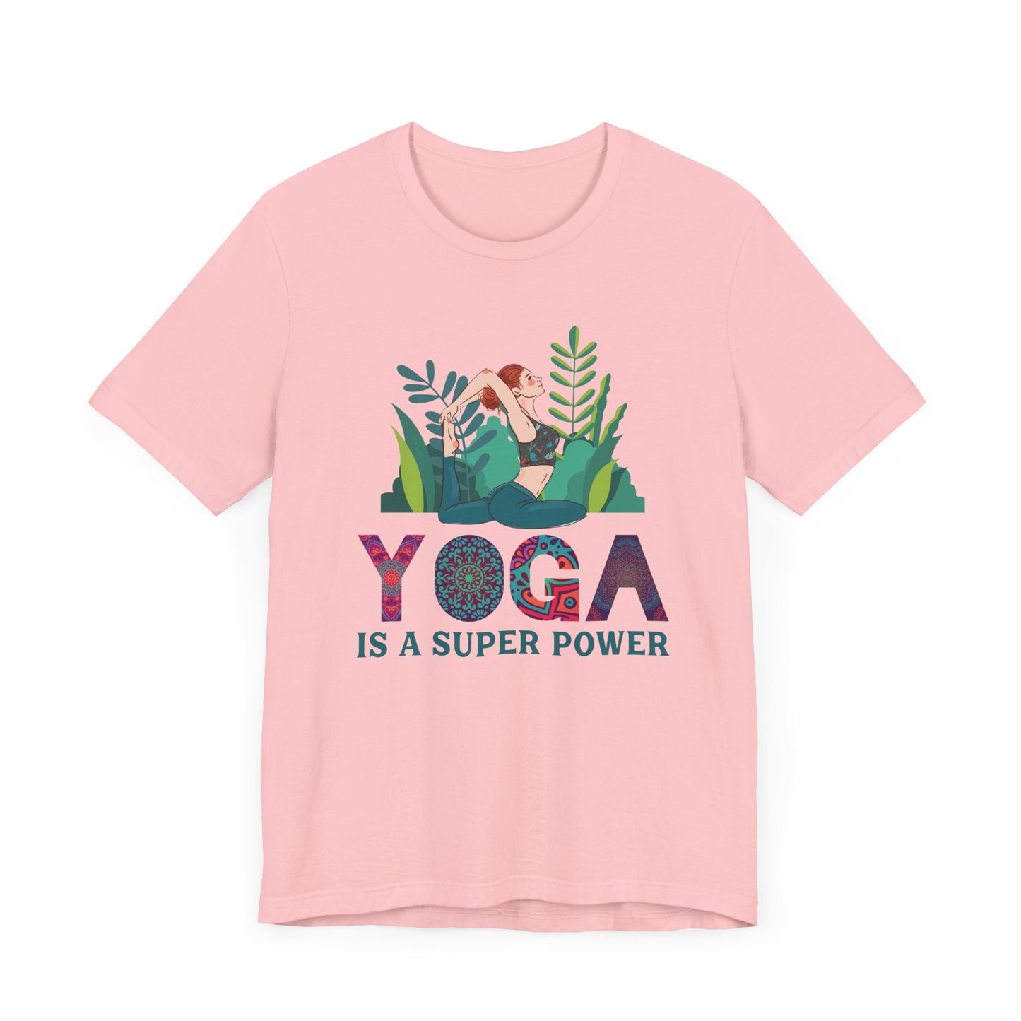 Yoga Is A Super Power T-shirt, Meditation Tshirt, Yoga Shirt, Unisex Shirt, Crewneck Shirt, Short Sleeve Tee, Gift for Him, Gift for Her