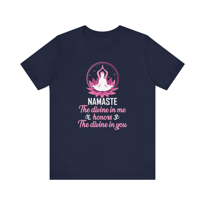 Namaste T-shirt, Religious Tshirt, Indian Shirt, Cultural Unisex Shirt, Crewneck Shirt, Short Sleeve Tee, Gift for Him, Gift for Her