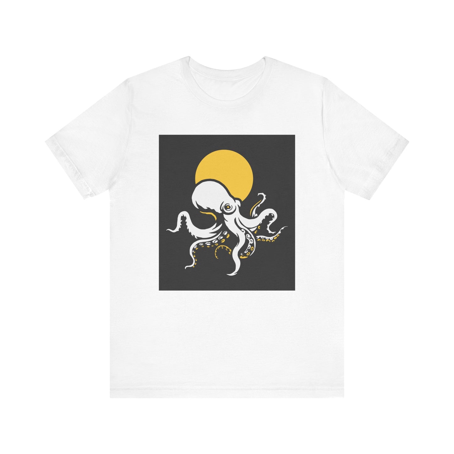 Octopus T-shirt, Deep Sea Tshirt, Dark Ocean Shirt, Unisex Shirt, Crewneck Shirt, Short Sleeve Tee, Gift for Him, Gift for Her