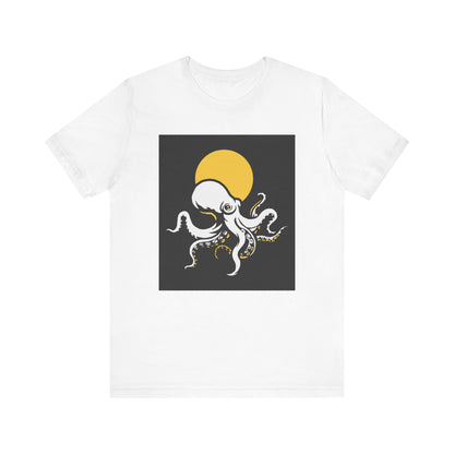 Octopus T-shirt, Deep Sea Tshirt, Dark Ocean Shirt, Unisex Shirt, Crewneck Shirt, Short Sleeve Tee, Gift for Him, Gift for Her