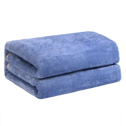 Thermal Soft Sleep Warming Winter Fleece Electric Heating Blanket