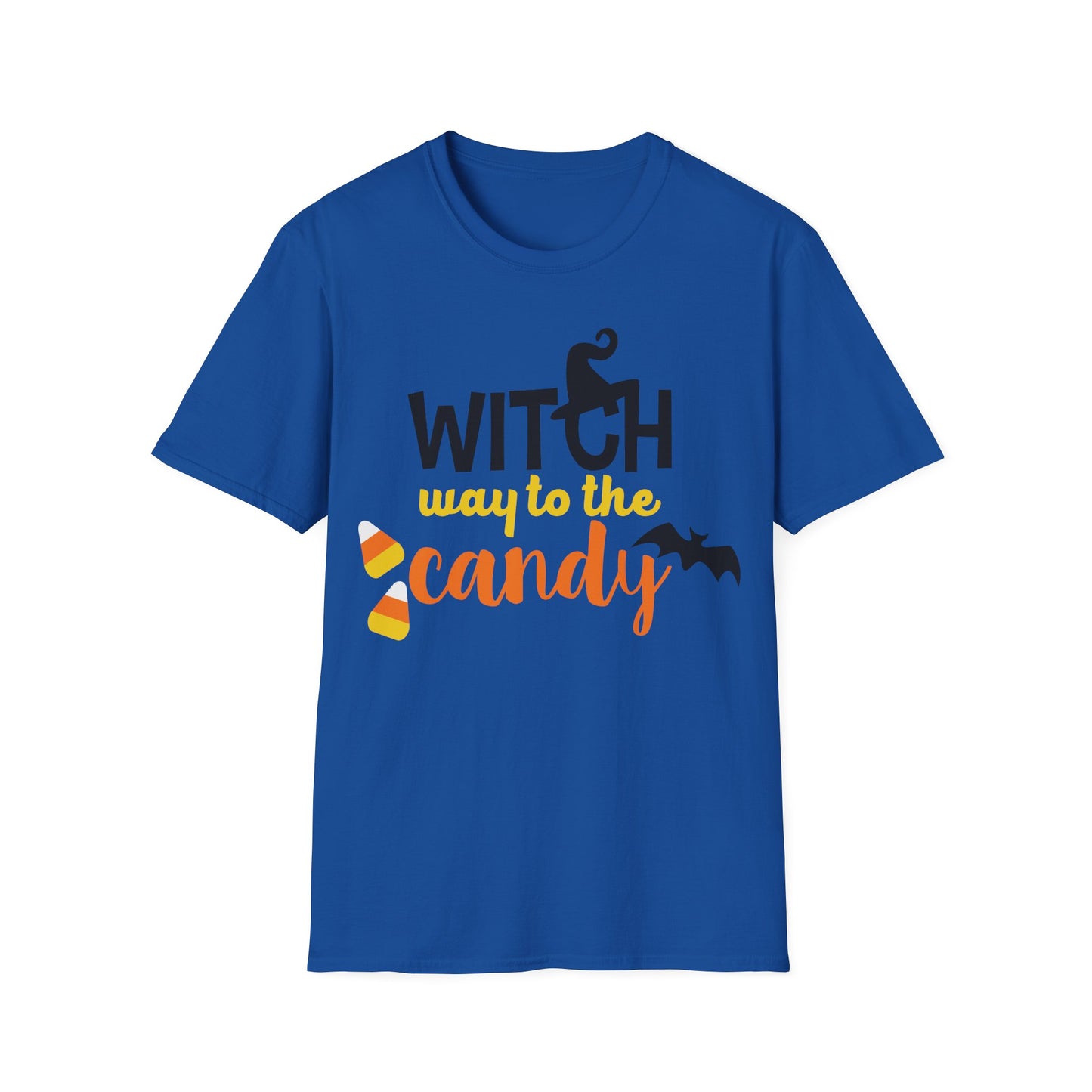 Witch Way to the Candy Halloween T-Shirt | Spooky Season Tee