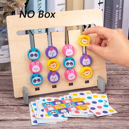 Children Wooden Puzzle Teaching Game