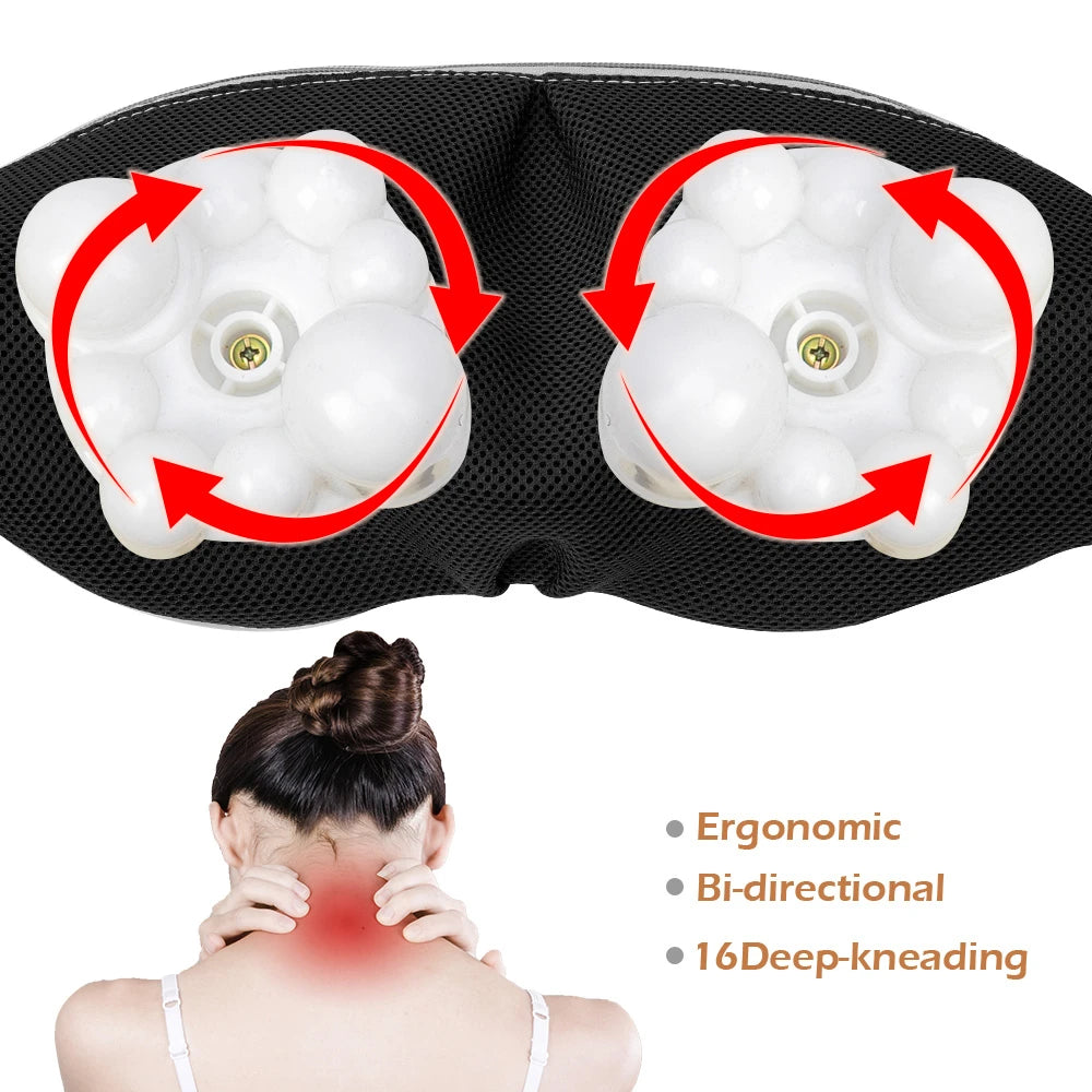 U Shaped Electrical Shiatsu Back Neck Shoulder Massager